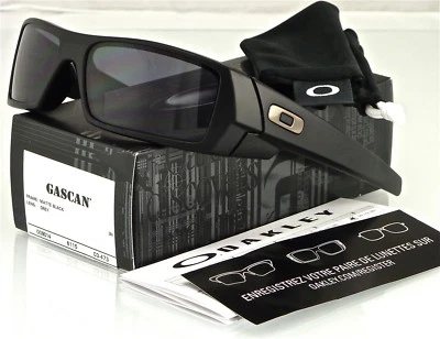 NUEVO Gafas de sol Oakley Gascan negro mate l gris 03-473 Foto 1 de 4