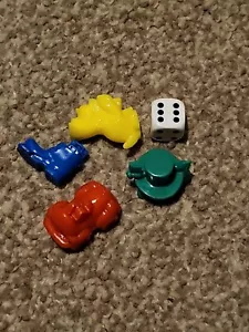 Monopoly Crazy Cash Spare Movers And Die - Hasbro Gaming - Picture 1 of 1