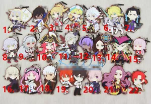 T445 Hot Anime Fate/Grand Order rubber Keychain Key Ring Rare cosplay straps - Picture 1 of 2