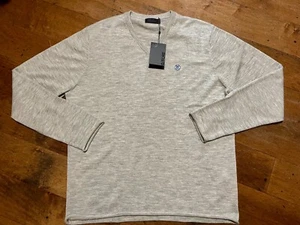 Neu mit Etikett G/Fore V-Ausschnitt 100 % Kaschmir Herren XXL grauer Pullover Pullover Einzelhandel $ 295 - Bild 1 von 3