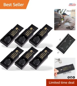 Waterproof Magnetic Key Holder - Hide Spare Keys Safely at Home or Car, 6 Pack - Picture 1 of 10