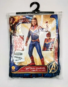 Costume Supereroe Capitan Marvel Costume Halloween Grande Vestito Bambini - Foto 1 di 4