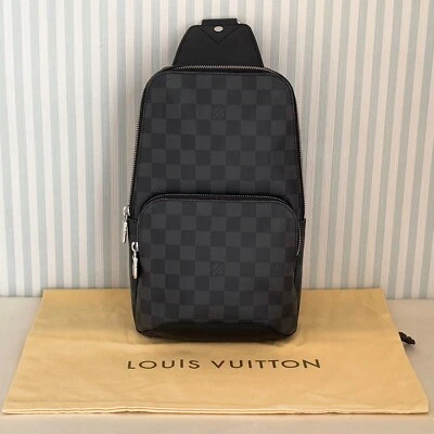 LOUIS VUITTON Avenue Sling Bag N41719 Damier Graphite Backpack shoulder MB1157 - Image 1 of 4