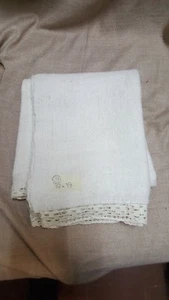 Asciugamani asciugapiatti canapa pizzo h. 97x72 B24 (11) Hemp Towel Serviette ° - Bild 1 von 3