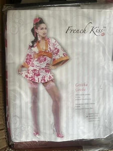 Geisha Women's Costume - Size Small - French Kiss - Pink/White - Picture 1 of 3