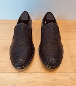 Jimmy Choo Grove Slip-On Sneakers Trainers Caviar UK 9 EU 43 RRP £575 New UK - Picture 1 of 8