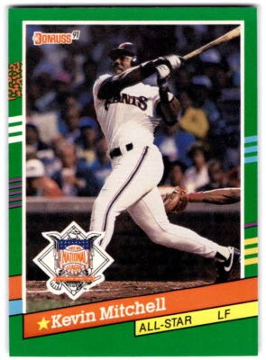 Kevin Mitchell 1991 Donruss #438c San Francisco Giants - Image 1 of 2