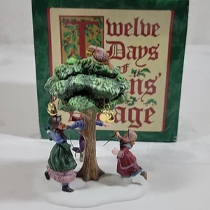 12 Days of Dickens Village Partridge Pear Tree Christmas Figurine Department 56 - Bild 1 von 5