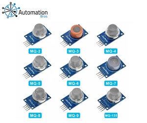 Gas Sensor Module for Arduino (MQ-2 MQ-3 MQ-4 MQ-5 MQ-6 MQ-7 MQ-8 MQ-9 MQ-135) - Picture 1 of 10