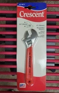 AC-16CV Crescent 6" Chrome Finish Adjustable Wrench, Cushion Grip - Picture 1 of 2