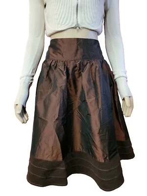 Женская металлическая бронзовая юбка Rinascimento Linea Misqui сделано в Италии размер S No03 - Изображение 1 из 4