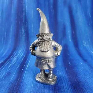 Standing Gnome Man Pewter Figurine US Made Ray Lamb *NEW* - Picture 1 of 12