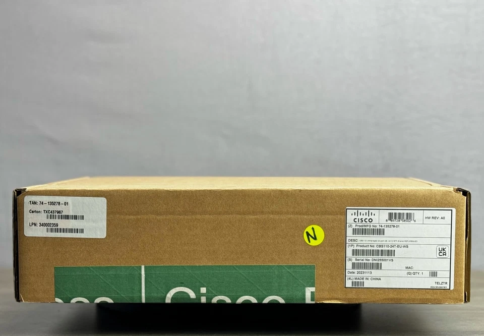 Cisco Refresh CBS110-24T 24 2 SFP Port Gigabit Ethernet Switch-Same Day Shipping - Image 1 of 4