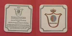 Fürstenberg Bormsteiner Brauerei Bierdeckel Bierfilz Bieruntersetzer - Picture 1 of 1