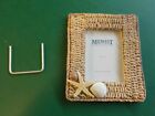 Midwest Nautical  Rope & Sea Shell Table Picture Frame 8.5" x 7" (CL 53 )
