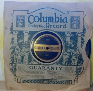 COLUMBIA ""DOPPELSCHEIBE"" 78 RPM SCHALLPLATTE mit ÄRMEL - 10 Zoll. CLAX K246 ORCHESTRA - Bild 1 von 7
