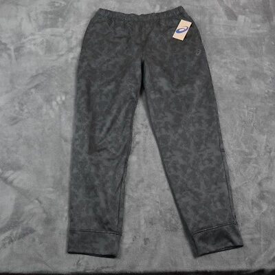 Pantalones de chándal ASICS para hombre extra grandes grises camuflados forrados de lana tejidos gimnasio entrenamiento Foto 1 de 4