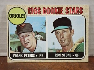 1968 Topps #409 Frank Peters/Ron Stone Rookie Stars NM/NM+ 