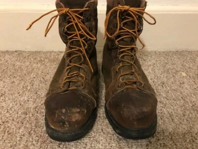 BOTAS DE TRABAJO/SENDERISMO ROCKY CORNSTALKER PARA HOMBRE MARRÓN LONA CON CORDONES GORE-TEX TALLA 12 M Foto 1 de 4