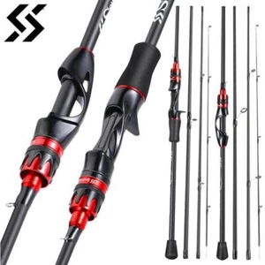 Sougayilang 2.1m UltraLight Casting Spinning Fishing Rod Carbon Fiber EVA Hand - Picture 1 of 19