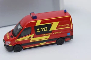 Herpa 954563 Mercedes-Benz Sprinter 13 Hochdach Berufsfeuerwehr Stuttgart 1:87 - Bild 1 von 6