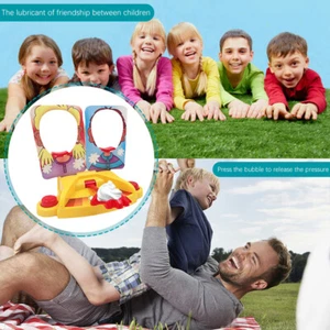 1 Set Divertente Gioco Antistress Torta Crema Viso 1/2 Giocatori per Bambini Adulti Regali - Foto 1 di 8