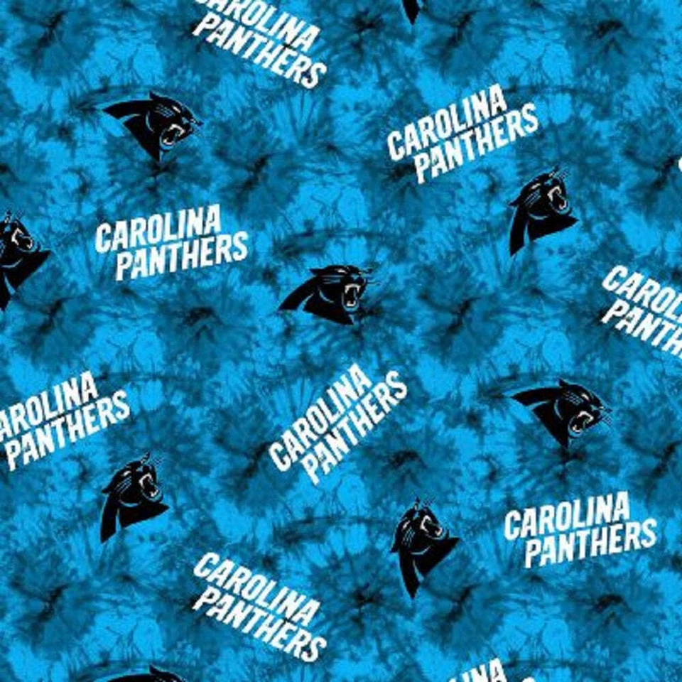Tela polar Carolina Panthers Tie Dye NFL NFC South Foto 1 de 1