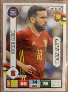 Panini Road to 2018 World Cup Russia. Adrenalyn XL #ESP02 Jordi Alba - Zdjęcie 1 z 1