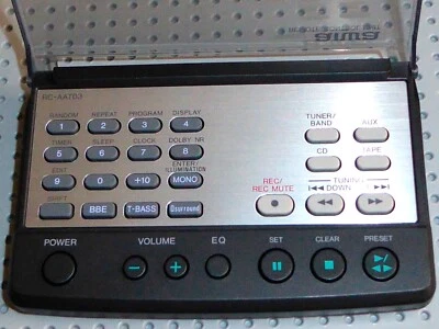 Sony RMT-C202 Fernbedienung   - funktionsfähig Personal Component System - Image 1 of 2