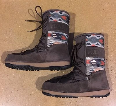 Botas impermeables Tecnica Moon Boot talla 6 para mujer Vienna Native marrón Foto 1 de 4