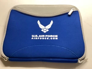 U.S. AIR FORCE AIRFORCE.COM Neopren Hülle/TASCHE 10X8,5X1 ZOLL hält iPad - Bild 1 von 5