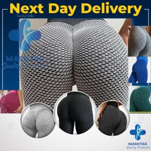 Women Anti-Cellulite Yoga Pants Push Up Tik Tok Leggings Bum Butt Lift Sport Gym