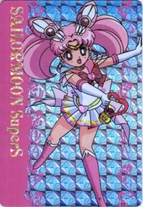 TARJETA DE INSERTO DE PRISMA AMADA SAILOR MOON SUPER S HERO COLLECTION 1995 LC-2 - Imagen 1 de 2