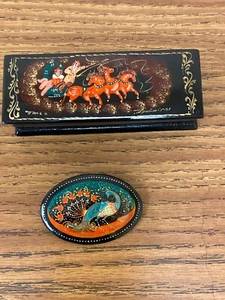 Vintage Russian Palekh Lot - Picture 1 of 10
