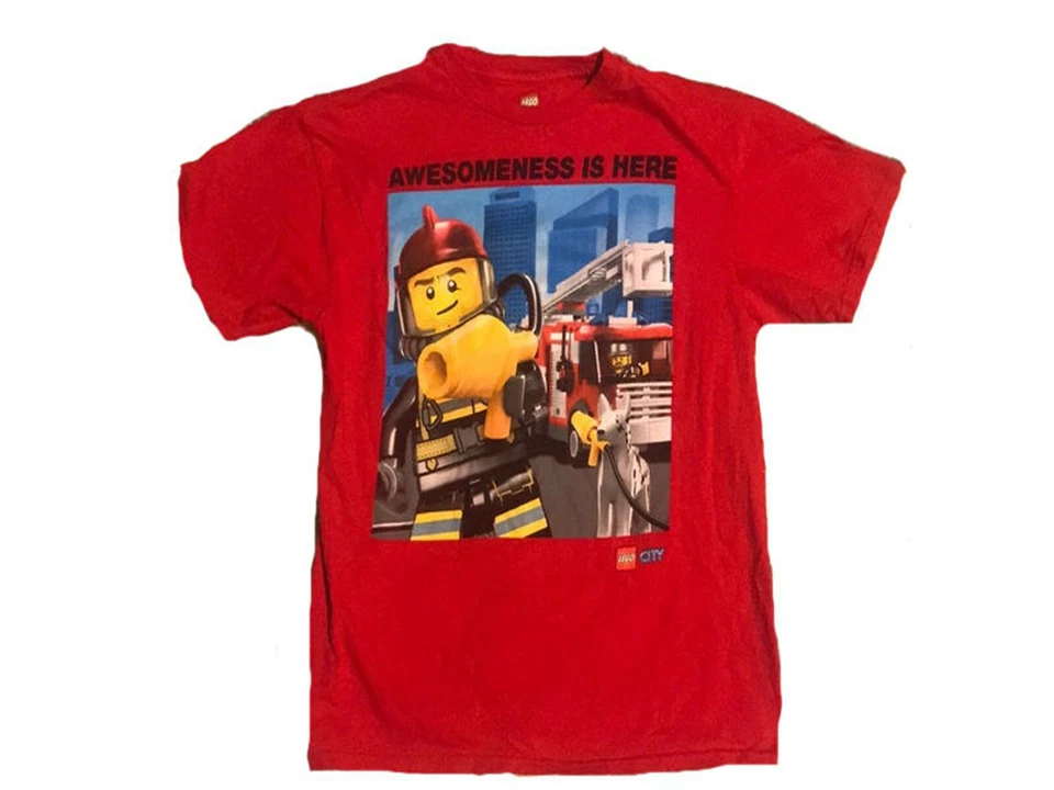 Lego City Awesomeness Is Here Big Boys' T-Shirt NWT - Image 1 of 1