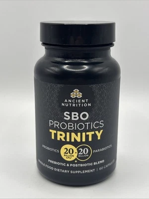 Ancient Nutrition SBO Probiotics Trinity - 20 mil millones de UFC 60 cápsulas - caducidad 26/09 Foto 1 de 4