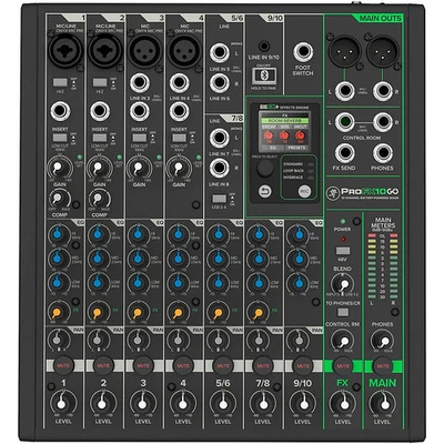 Mackie ProFX10 GO 10-Channel Battery-Powered Analog Mixer - Image 1 of 4