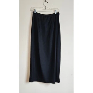 Pendleton Women's Black 100% Virgin Wool Long Skirt Size 6 Made in USA - Picture 1 of 6