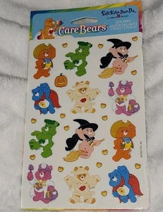 Foglio Adesivo Nip Vintage 2005 Stickety Doo Da Halloween Cura Orsi - Foto 1 di 2