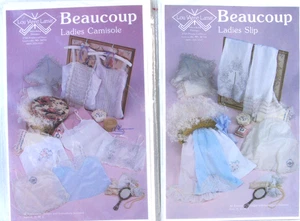 Ladies Slip and Camisole Lingerie Patterns Beaucoup Lou Anne Lamar Vtg Uncut - Picture 1 of 8