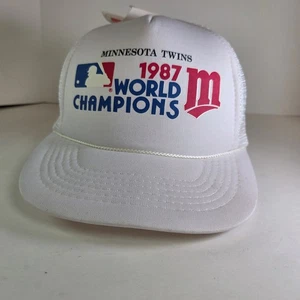 Truckermütze Minnesota Twins 1987 World Champions Snapback M/L - Bild 1 von 14
