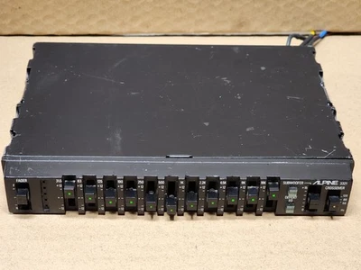 Rare Vintage ALPINE 3321 Graphic Equalizer EQ 11-Band Pre-Amp X-over - Image 1 of 4