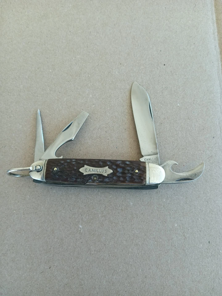 老式Camillus纽约口袋刀 — 第 1/4 张图片