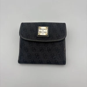 Cartera plegable Dooney & Bourke vintage con monedero - Imagen 1 de 8