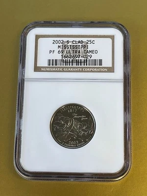 2002-S Mississippi State Quarter - NGC PF69 ULTRA CAMEO - Image 1 of 2