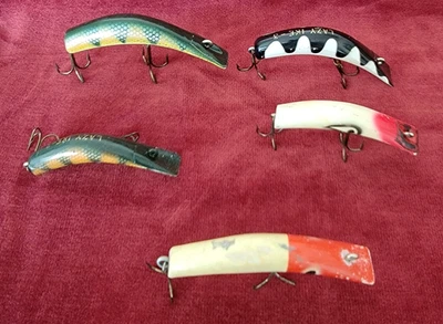  5 señuelos de pesca Lazy Ike de colección 2 @ #2, 2 @ #3 y 1 Lazy Dazy en muy buen estado Foto 1 de 4