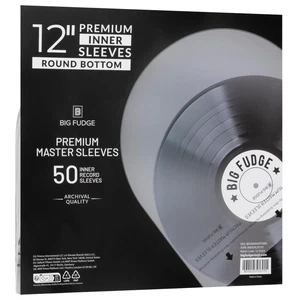 50x Buste Vinili 33 Giri Interne Antistatiche per Dischi Vinile LP Trasparenti - Afbeelding 1 van 6