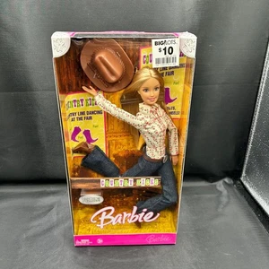 Country Kicks Barbie Puppe Line Dancing at The Fair J8047 Haare Cowgirl 2006 Neu - Bild 1 von 6