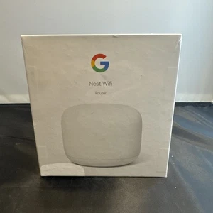Google Nest WLAN Mesh Router GA00595-US (AC2200) Snow Neu - Bild 1 von 5
