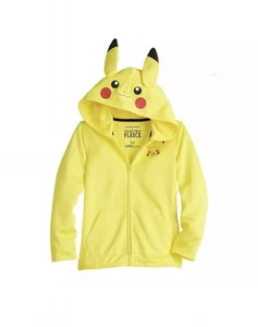 Jumping Beans Boys Pokemon Pikachu Zip Hoodie Jacket SZ 6 - Picture 1 of 3